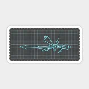 You may fire when ready Sticker